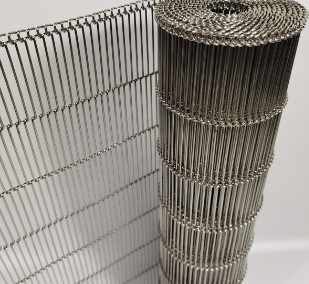 Kettingsvoedsel Mesh Belt 304 Staalkoord-transportband Mesh For Furnace