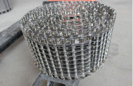 kwaliteit  168mm-900mm SS Stainless Steel Conveyor Belt Wire Mesh for Wall Cladding Fabriek