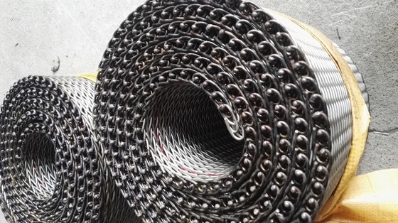De bladenTransportband van Diamond Mesh Steel Mesh van de voedselrang voor Oven