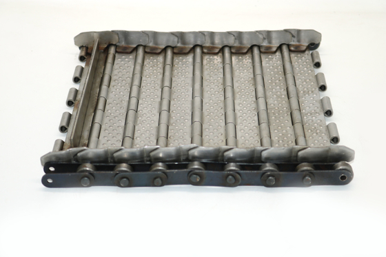 Gedreven het Latjeketting van Mesh Conveyor Belt SS van de Roldraad met Gehechtheid