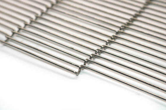 De Vlakte van de voedselrang buigt 304 Roestvrij staal Mesh Belt Weave Chain Wire voor Broodbaksel