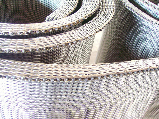ODM Weefselketen Draadroestvrij staal Mesh Belt Straight String Strip