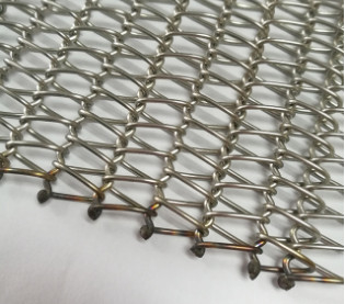 0.5mm4mm Evenwichtige Spiraalvormige SS de Tunneloven van Draadmesh belt conveyor for bakery