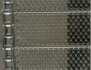 Roestvrije staal Mesh Belt Wire Chain Conveyor van het douane het Conventionele Weefsel