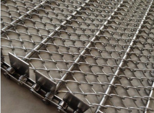 Roestvrije staal Mesh Belt Wire Chain Conveyor van het douane het Conventionele Weefsel