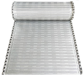 De Hoogste Ketting Mesh Conveyor Belt System van het schrootlatje voor Productieinstallatie