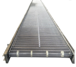 De Hoogste Ketting Mesh Conveyor Belt System van het schrootlatje voor Productieinstallatie