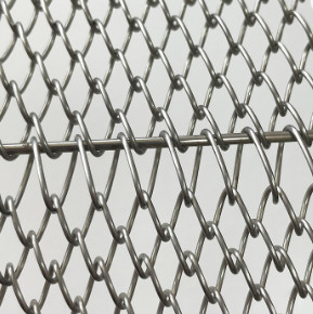 De gegalvaniseerde Verbinding Diamond Mesh Steel Plate van de Roestvrij staalketting voor Transportbanden