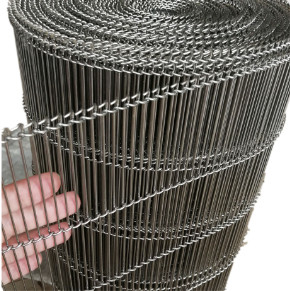 De aangepaste Transportband van Roestvrij staal Vlakke Flex Belt Wire Mesh Egg