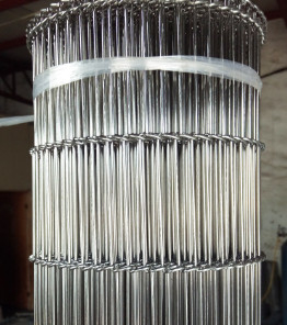 De aangepaste Transportband van Roestvrij staal Vlakke Flex Belt Wire Mesh Egg