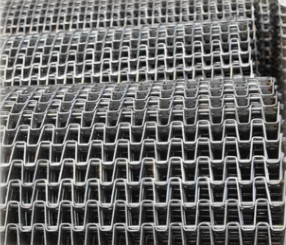Aangepaste Roestvrij staalTransportband 25mm Draadnetwerk