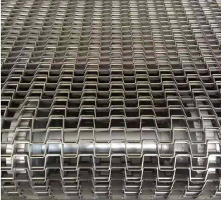 Aangepaste Roestvrij staalTransportband 25mm Draadnetwerk