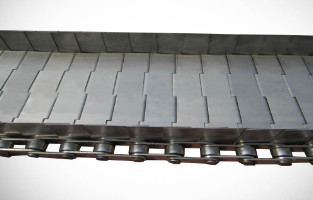SS304 roestvrij staaldraad Mesh Conveyor Belt Slat Chain