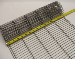 het Roestvrije staal Mesh Belt Wire Cookies Conveyor van de koppelingsketting