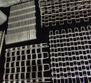 het Roestvrije staal Mesh Belt Wire Cookies Conveyor van de koppelingsketting