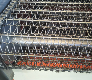 Roestvrij staal Mesh Belt For Conveying Machinery