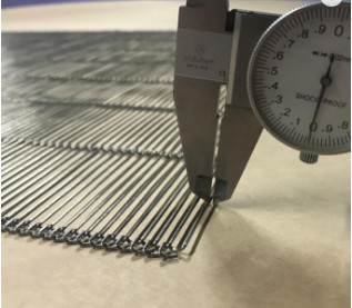 Vorm die Scharnierend Staalvoedsel Mesh Belt For Conveyor 15mm6000mm drukken