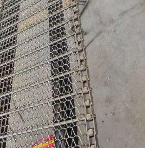 Aangepaste Voedselrang 304 SS de Verbinding van Draadmesh conveyor belt metal chain