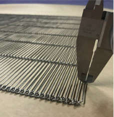 SUS316L Vervaardiging Mesh Wire van de roestvrij staal de Overdraagbare Transportband