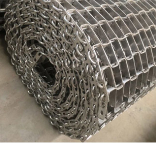 304 de Transportbanden van roestvrij staalflex weave square wire mesh