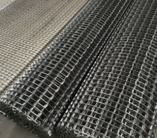 304 de Transportbanden van roestvrij staalflex weave square wire mesh