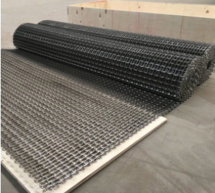 304 de Transportbanden van roestvrij staalflex weave square wire mesh