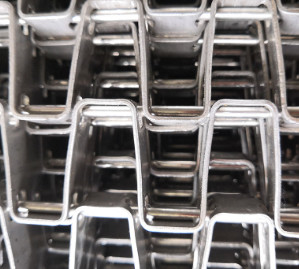 Industriële Vlakke de Transportbandketting Mesh For Assembly Line van het Draadroestvrije staal