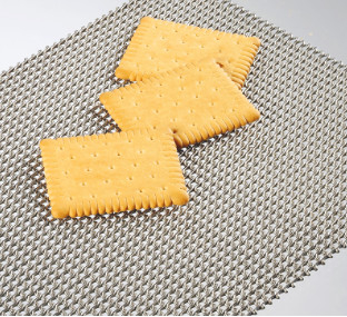 Gerold Gegalvaniseerd Diamond Mesh Wire Conveyor Belts For het Koekjesbaksel van 4x8 staal