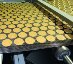 Gerold Gegalvaniseerd Diamond Mesh Wire Conveyor Belts For het Koekjesbaksel van 4x8 staal