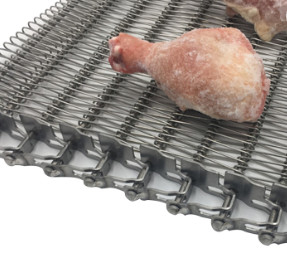 De vlakke Transportband van de Draadvisgraat voor Brood Koelindustrie
