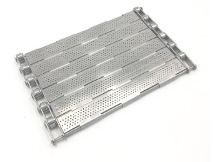Plaat de op hoge temperatuur van Draadmesh conveyor belt slat band