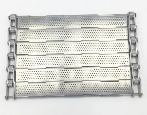 Plaat de op hoge temperatuur van Draadmesh conveyor belt slat band