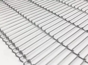 Vlakke Kettingsverbinding Oven Conveyor Belt Iron Mesh voor VoedselVerwerkende industrie