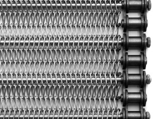 2mm 316 de Vlakke Flex Conveyor Belt Food Grade Transportband van de Draadriem