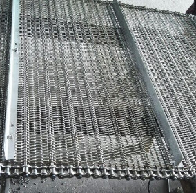 ODM Spiraalvormige de Verbindingsriem Mesh Steel van de Roestvrij staaltransportband