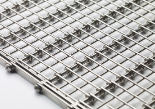 SUS302 roestvrij staal Flexibel Metaal Mesh Wire 2 X 2 voor Transportband