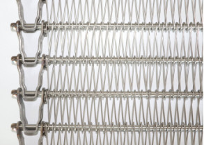 Het regelbare Netwerk van Roestvrij staal Vlakke Flex Belt Conveyor Sintered Wire