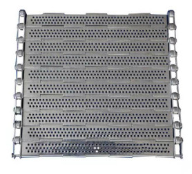 Het geslagen Rustijzer van Draadmesh conveyor belt stainless steel met Schot