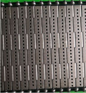 Het geslagen Rustijzer van Draadmesh conveyor belt stainless steel met Schot