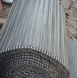 Netwerk van de Kettings het Vlakke Flex Belt Metal Belt Conveyor van het Tianderoestvrije staal