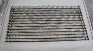 Roestvrij staalsus304 Draad Spiraalvormig Mesh Belt Bakery Conveyor