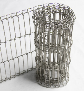 Hittebestendige Vlakke Flex SS 304 Draad Mesh Belt For Bake Conveyor