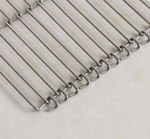 Hittebestendige Vlakke Flex SS 304 Draad Mesh Belt For Bake Conveyor