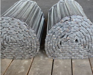 ODM Ketting Gedreven Spiraalvormige Diepvriezerriem Geweven Geplooide Draad Mesh Conveyor