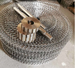 De PizzaTransportband Vlak Flex Metal Wire Mesh van de voedselrang SUS304