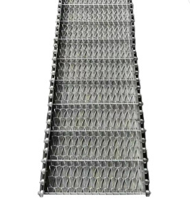 Het dubbel plooide Geweven Draadcomités Mesh Sheet Conveyor Belt 	1mx0.6m