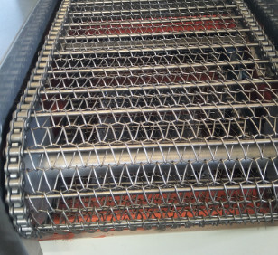 316 het Roestvrij staal Uitgebreide Ei Tray Dryers van Metaaldiamond mesh wire conveyor belt for