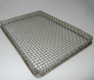 De van een flens voorzien Gevlechte Draad Mesh Frame van het het Schermroestvrije staal 304 314 310s