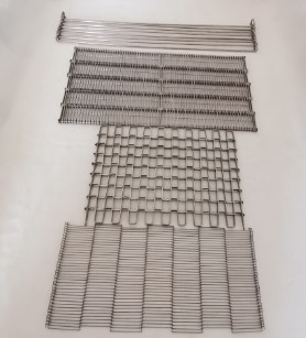Roestvrij staal 304 Metaal Mesh Conveyor Belt Food Industry