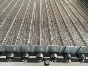 ODM Gedreven Diamond Mesh Steel Wire With Chain Op hoge temperatuur